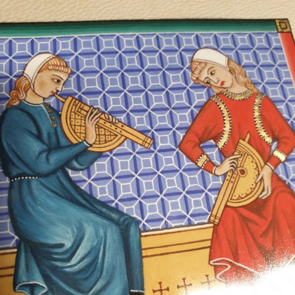 Illuminated miniature : Musicians