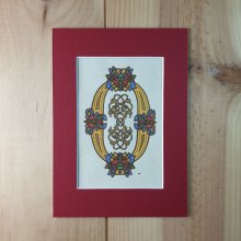 Illuminated letter O in Roman style